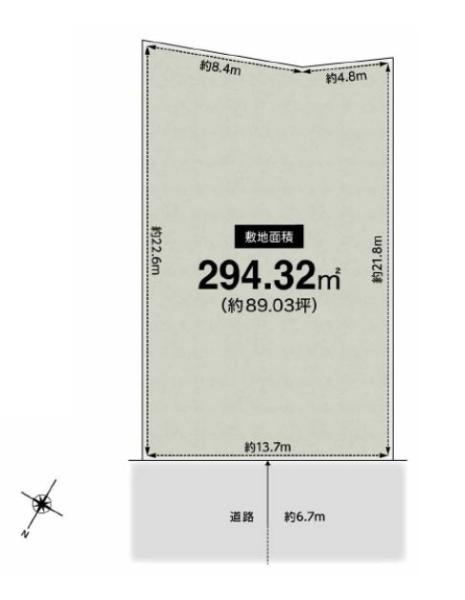 高槻市日吉台四番町の売土地