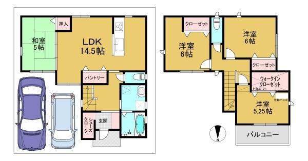 高槻市辻子３丁目の中古一戸建