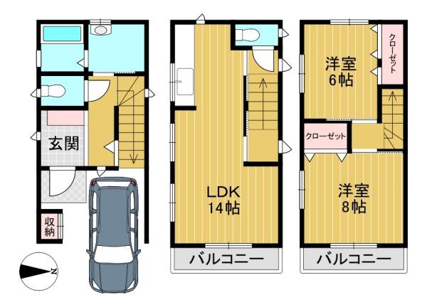 高槻市城南町4丁目の新築一戸建