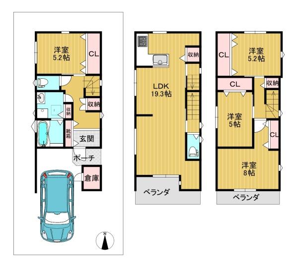 高槻市津之江町１丁目の中古一戸建