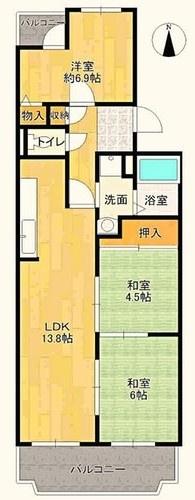 サンヴェール高槻３号棟　３階部分