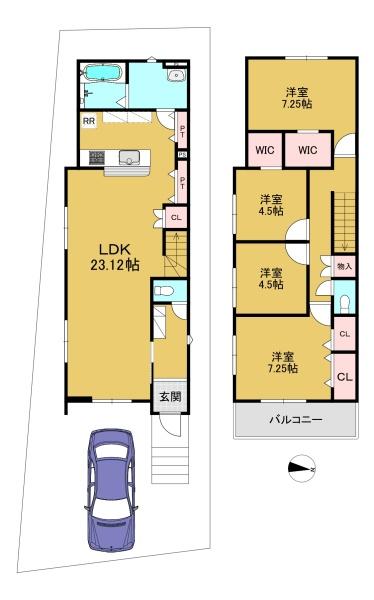 高槻市富田町６丁目の新築一戸建