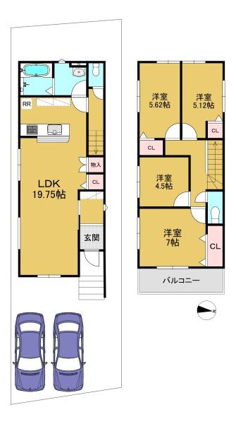 高槻市富田町６丁目の新築一戸建