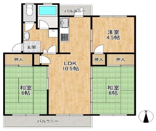 下田部住宅A34号棟