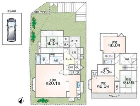 高槻市浦堂本町の中古一戸建