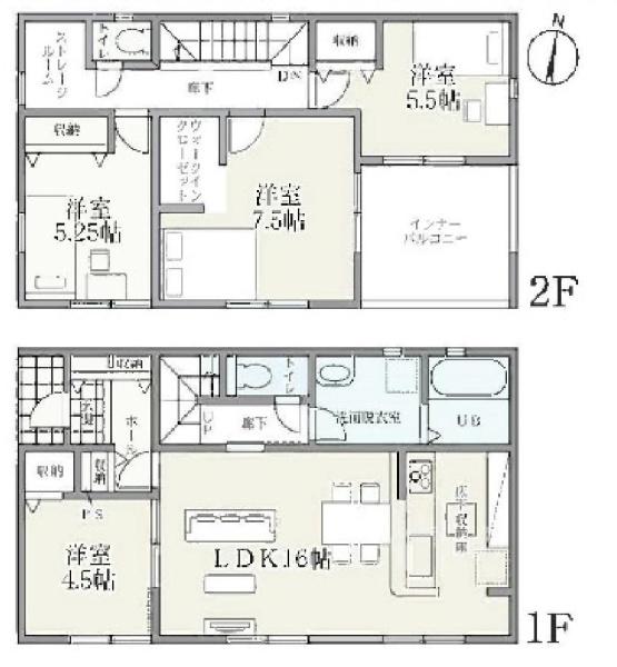 可児市土田字富士ノ井　4号棟（No.46488）