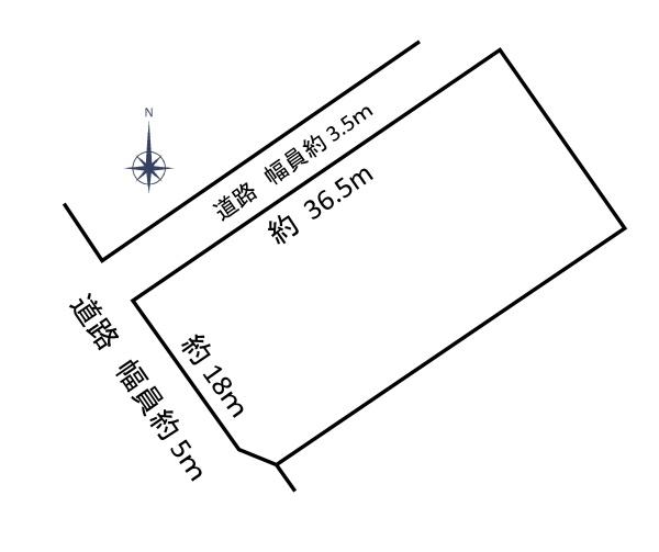 可児市西帷子の土地