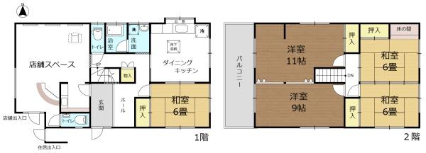 可児市長坂６丁目の中古一戸建て