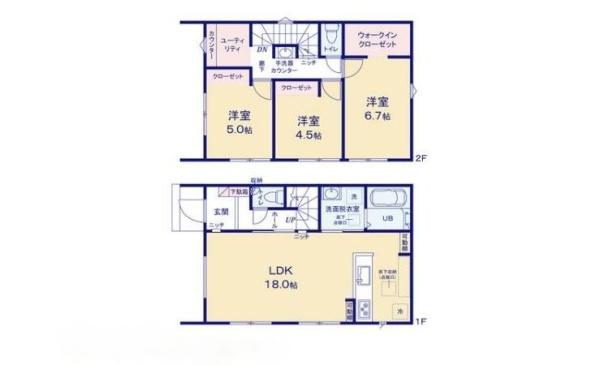 熊本市東区東野２丁目　1号棟
