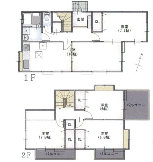 横浜市港北区仲手原２丁目の中古一戸建