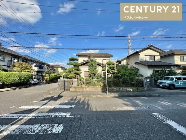 春日部市豊町1丁目の土地(前面道路含む現地写真)