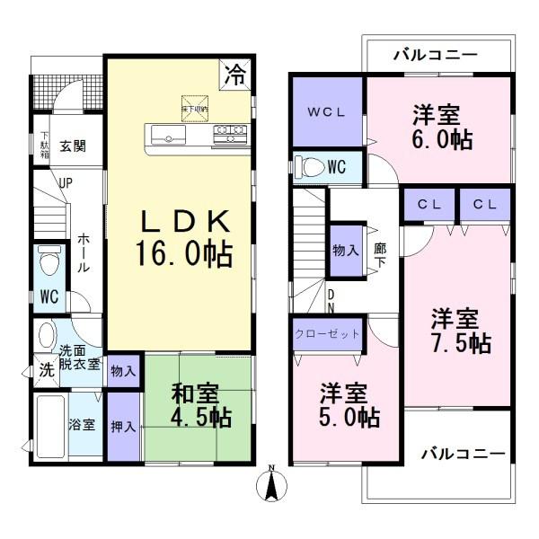 一宮市第5木曽川町外割田　2号棟　全2棟