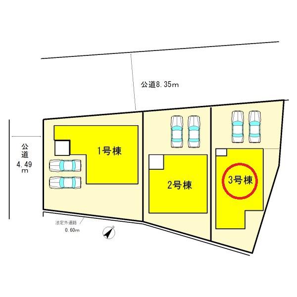 一宮市木曽川町第1　3号棟　全3棟