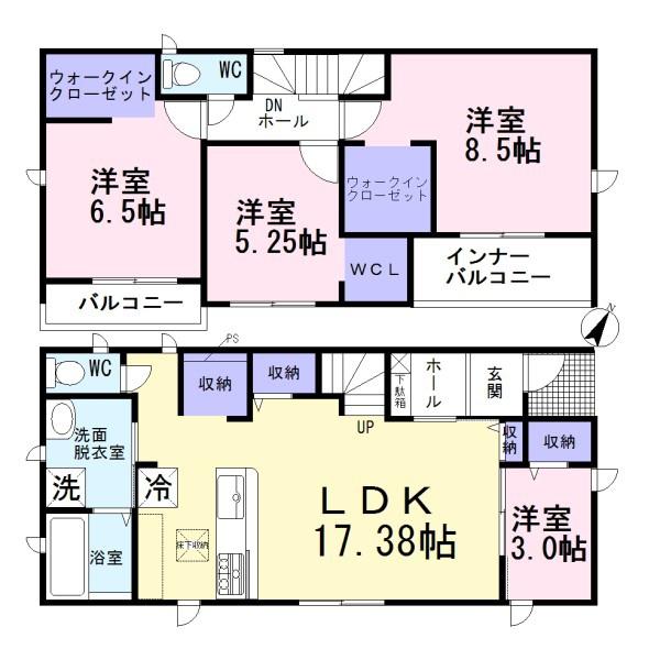 江南市村久野町門弟山　2号棟　全5棟