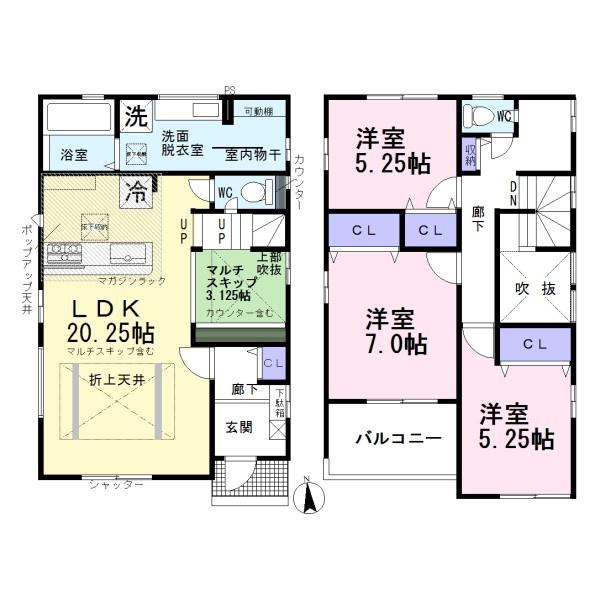 稲沢市大塚北1丁目　2号棟　全2棟