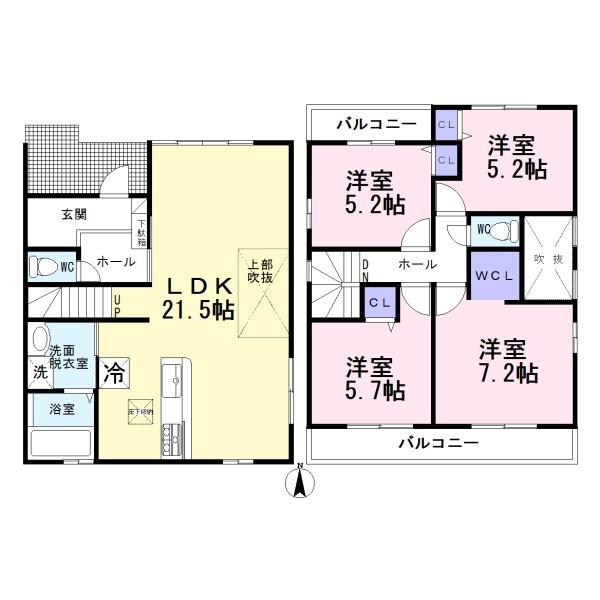 稲沢市奥田町1期　全1棟