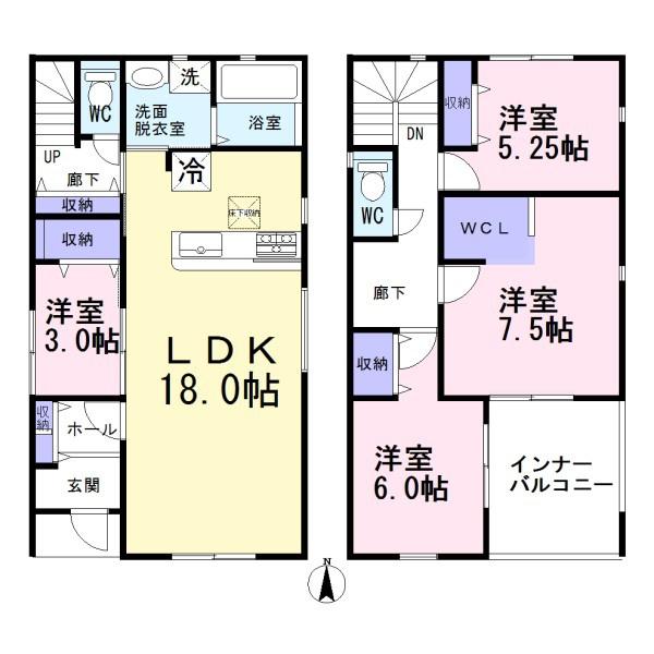 稲沢市治郎丸中町　4号棟　全5棟