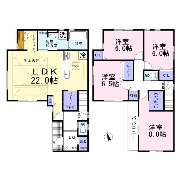 丹羽郡扶桑町2期　1号棟　全2棟