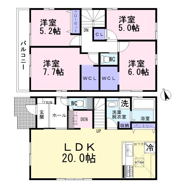 一宮市大和町3期　2号棟　全2棟