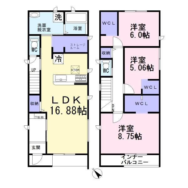 江南市飛高町泉　2号棟　全3棟