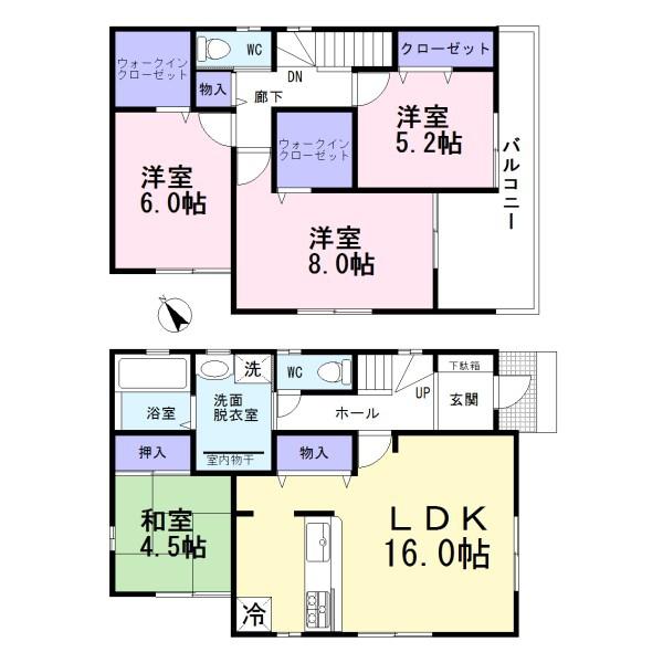 丹羽郡第1扶桑町柏森辻田　1号棟　全2棟