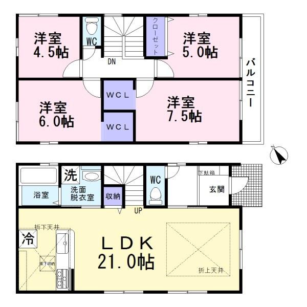 一宮市殿町1期　1号棟　全2棟