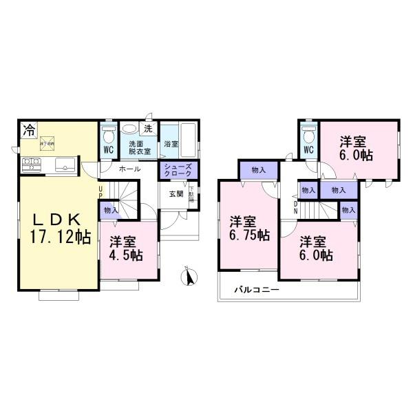 岩倉市鈴井町2期1号棟全1棟