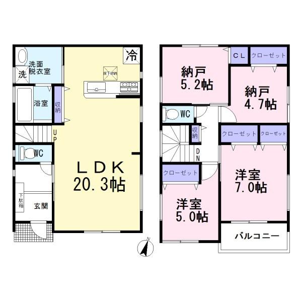一宮市第1藤塚町　2号棟　全3棟
