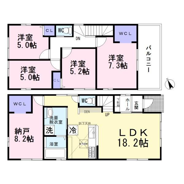 一宮市木曽川町2期　1号棟　全3棟