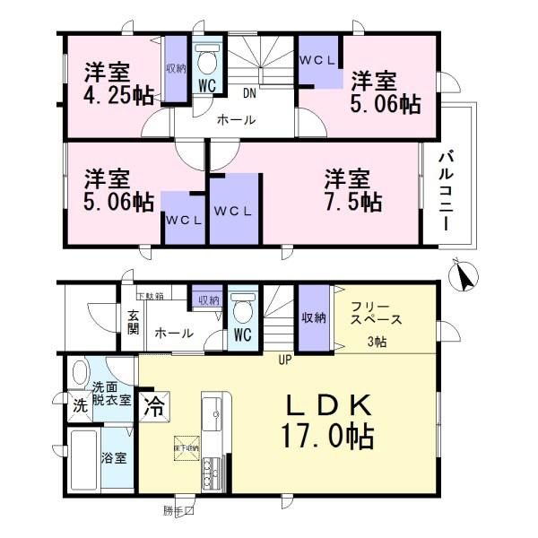 江南市勝佐町西郷1号棟全4棟