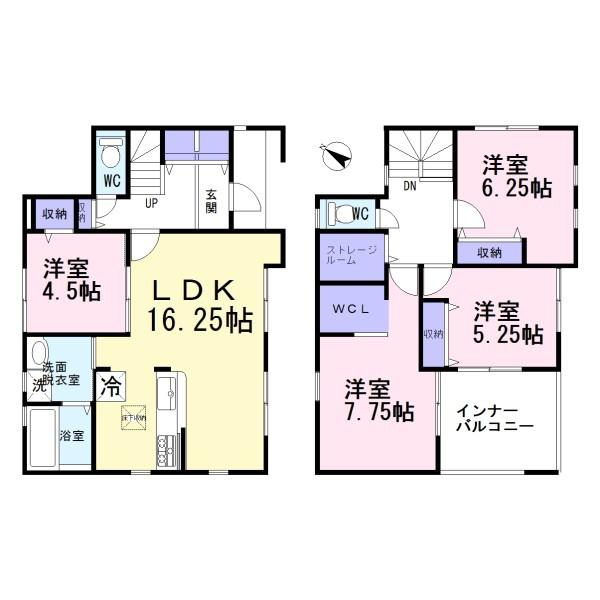 江南市宮後町天神　2号棟　全4棟