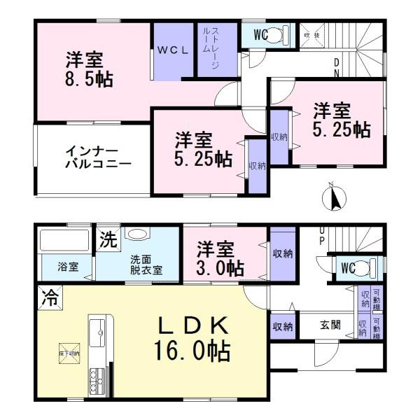 江南市前野町東　2号棟　全2棟