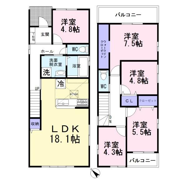 一宮市花池1期　全1棟