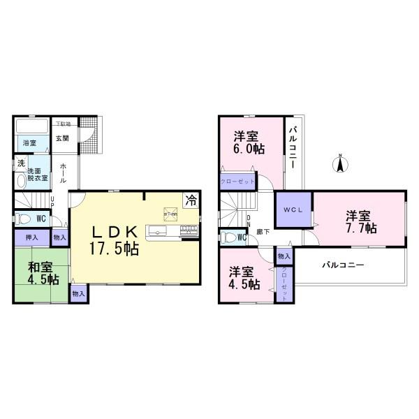 一宮市第1多加木　1号棟　全3棟