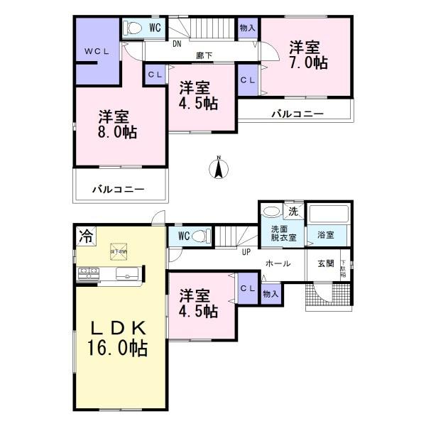一宮市第1多加木　2号棟　全3棟