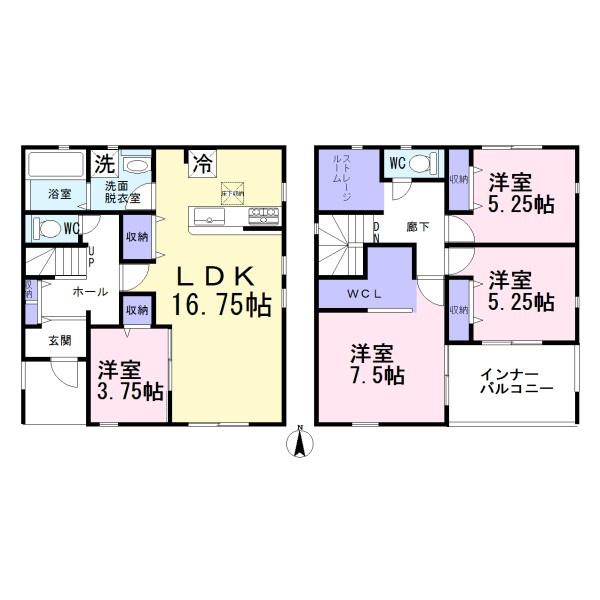 一宮市開明駅南4号棟全6棟