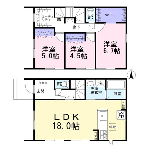 北名古屋六ツ師町田24-1期　1号棟　全2棟