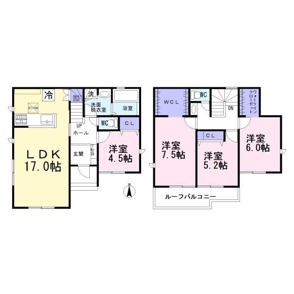 北名古屋市六ツ師北屋敷24-1期　1号棟　全1棟