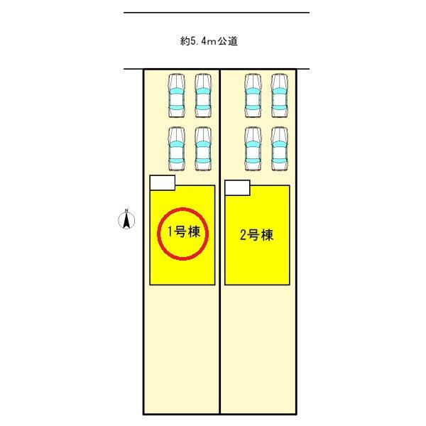 一宮市大毛　1号棟　全2棟