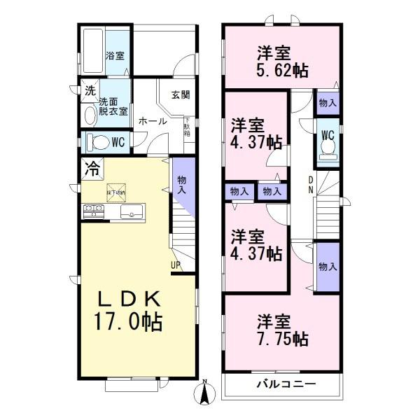 ハートフルタウン北名古屋市久地野6期　1号棟　全2棟