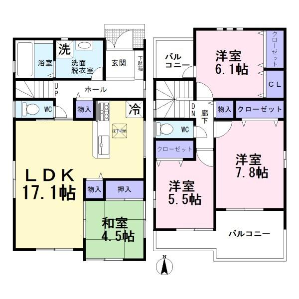 一宮市第1大和町毛受　1号棟　全3棟