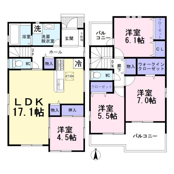 一宮市第1大和町毛受　2号棟　全3棟