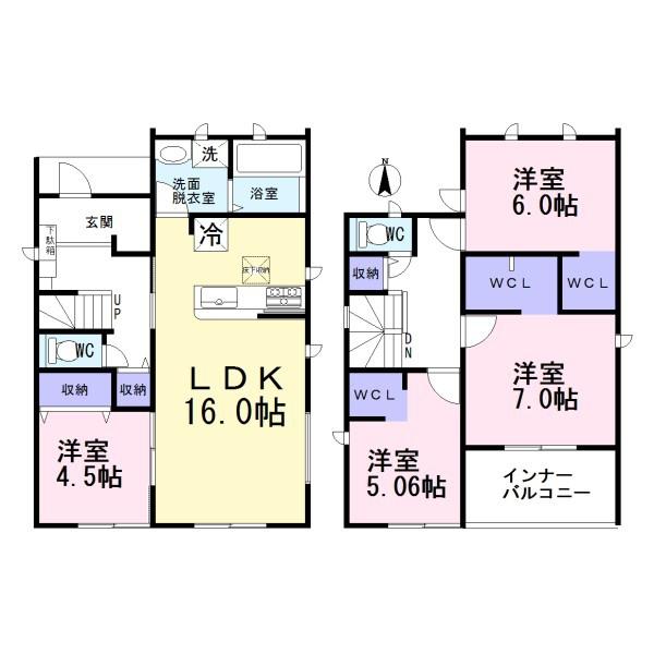 北名古屋市片場第二　1号棟　全2棟