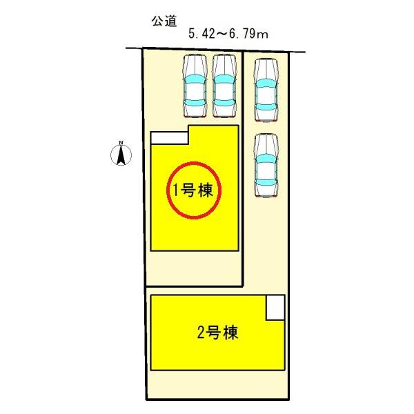 北名古屋市片場第二　1号棟　全2棟