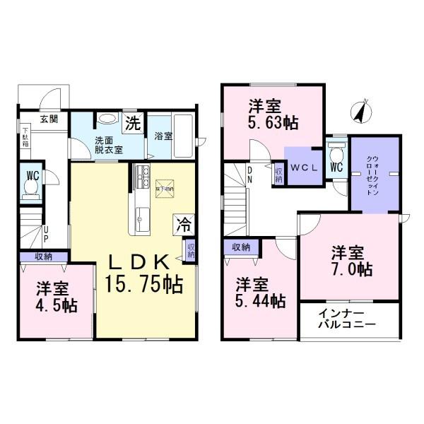 稲沢市北島町千野地第二　1号棟　全3棟
