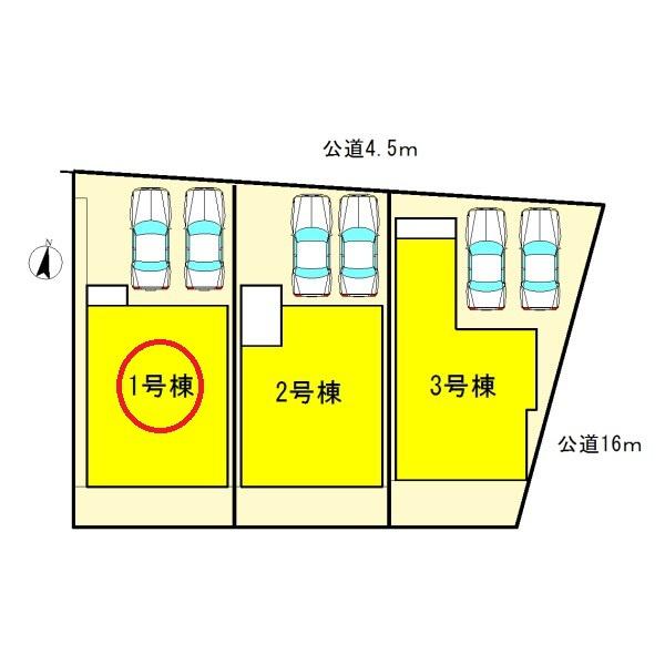 稲沢市北島町千野地第二　1号棟　全3棟