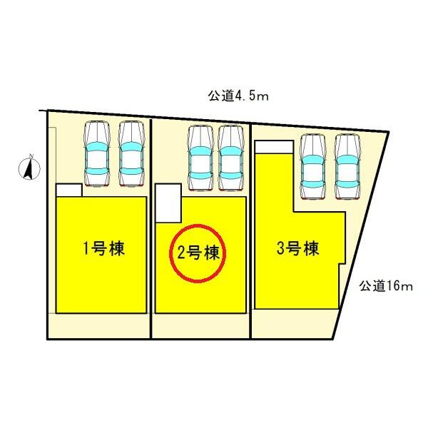 稲沢市北島町千野地第二　2号棟　全3棟
