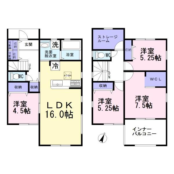 江南市後飛保町第3　4号棟　全4棟