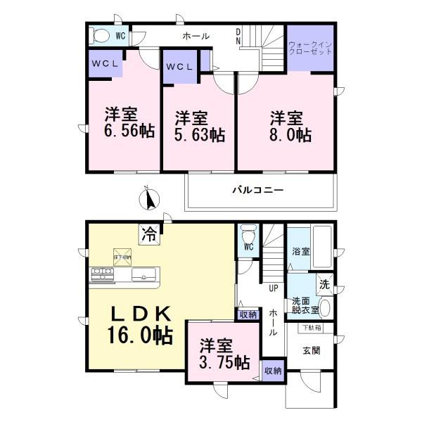 一宮市明地第4　2号棟　全2棟