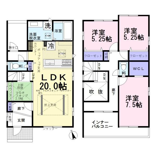 一宮市長島町5丁目　1号棟　全2棟